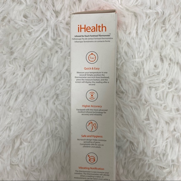IHealth Infrared No Touch Forehead Thermometer - Picture 3 of 5